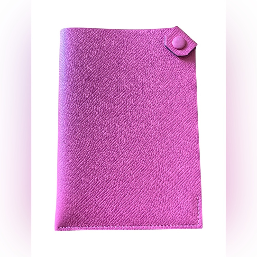 Hermes Epsom Leather Passport Cover - Rose Azalee Tarmac PM - Picture 7 of 16
